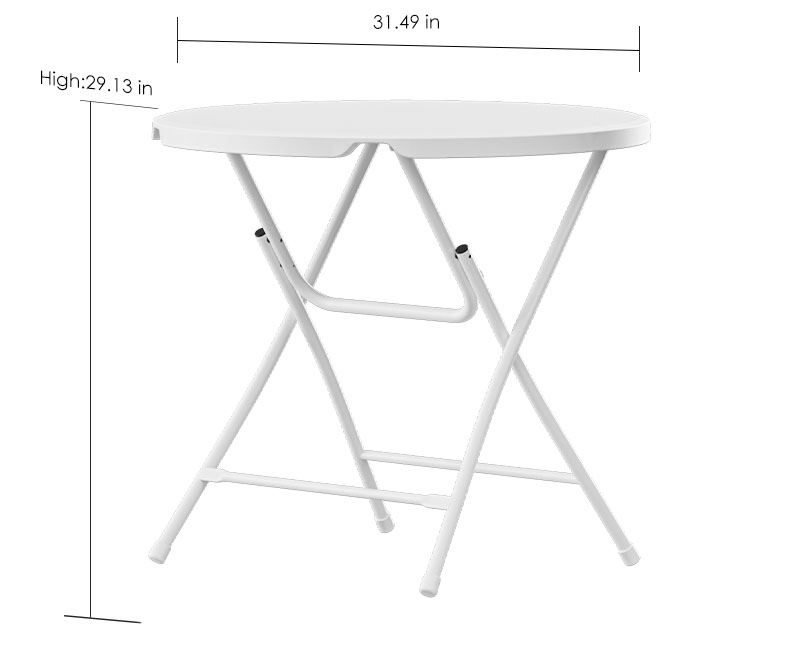 2,63 fot-og-2ft-liten-praktisk-å-bære-rundt-foldbar-bord-bar002