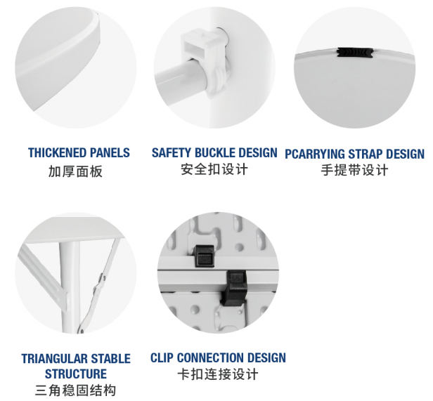 5-jalka-152cm-kannettava-ulkona-piknik-muovi-pyöreä-taitettavat pöydät0002